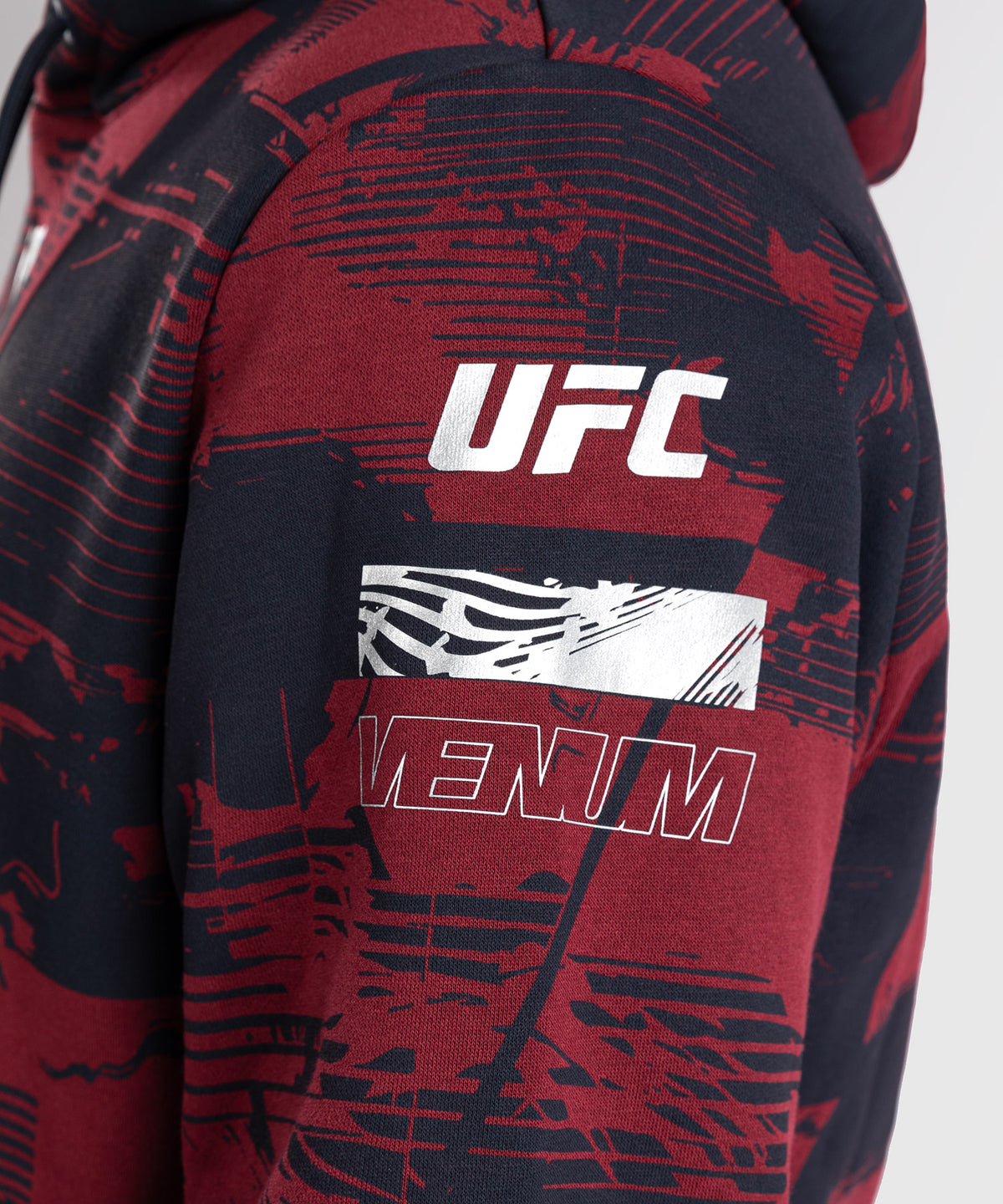 UFC Zenith by Venum Authentic Fight Week Felpa Uomo - Blu navy/Bordeaux/Argento
