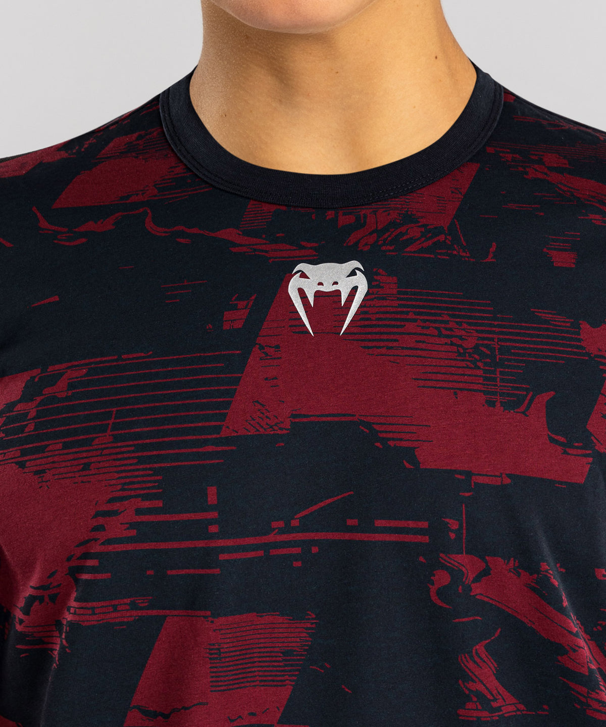 UFC Zenith by Venum Authentic Fight Week T-shirt maniche corte Donna - Blu navy/Bordeaux/Argento