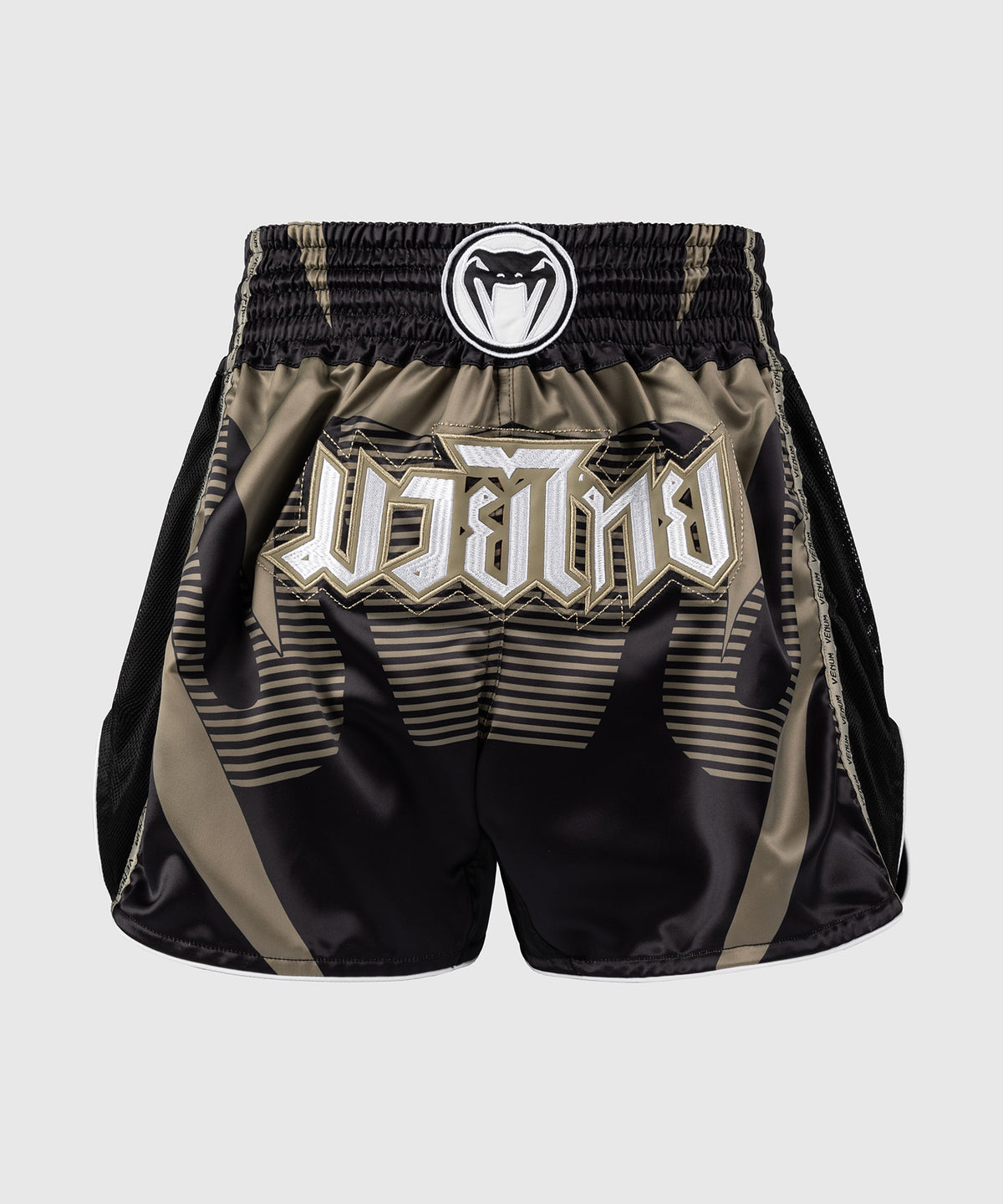 Venum Adrenaline Pantaloncini Muay Thai – Nero/Sabbia