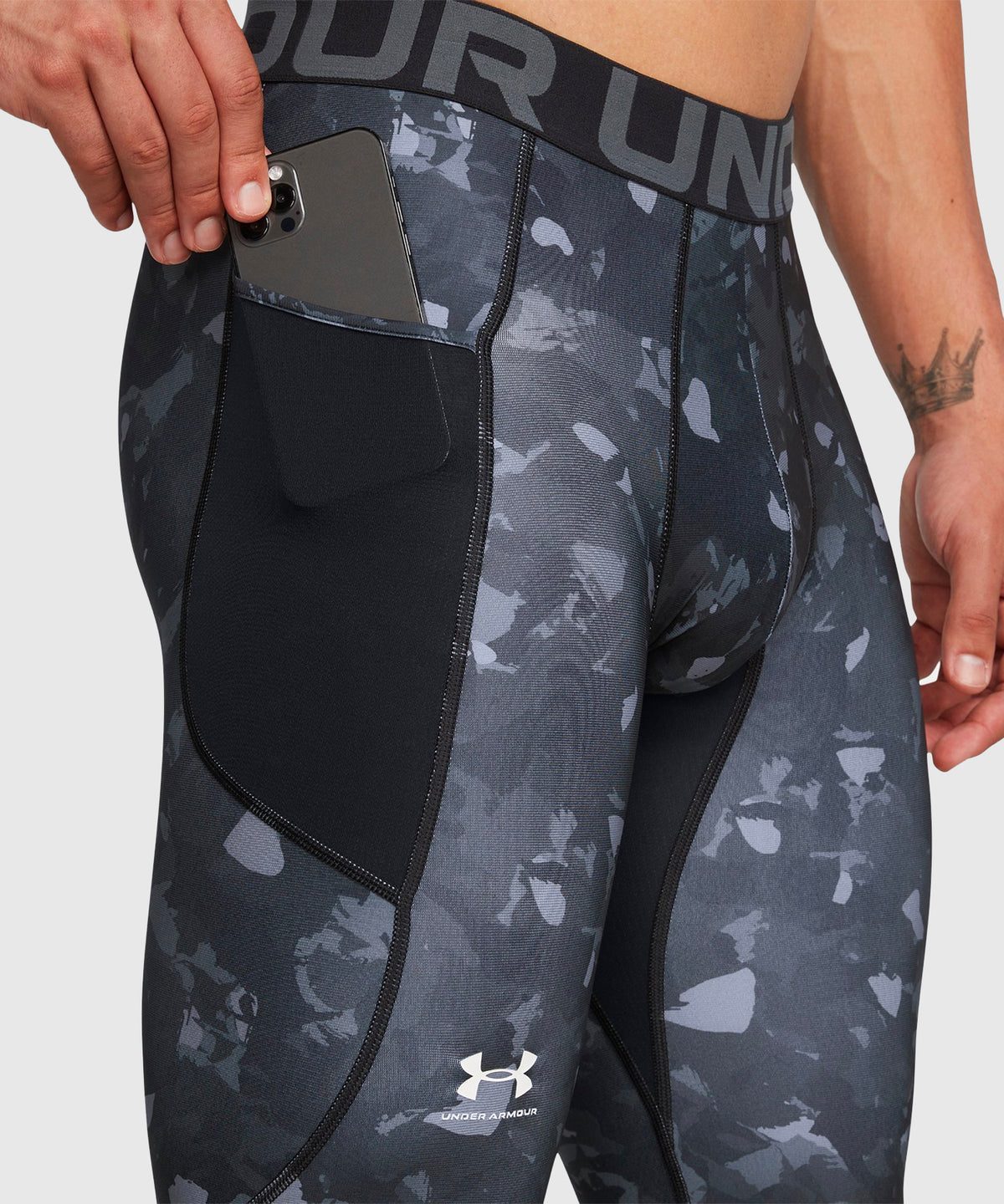 Under Armour Heatgear Kompressionshose – Schwarz/Camo