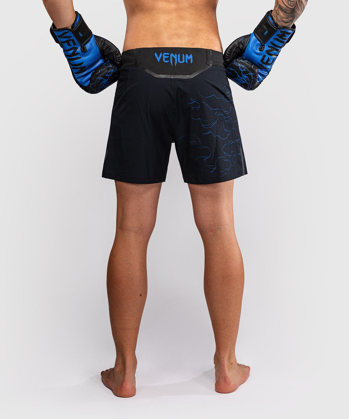 Short de Combat Venum Thunder Dragon – Noir/Bleu Royal
