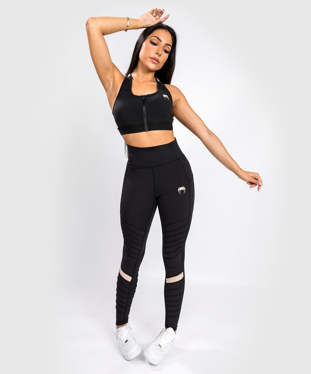 Leggings Venum Moto - Negro/Arena