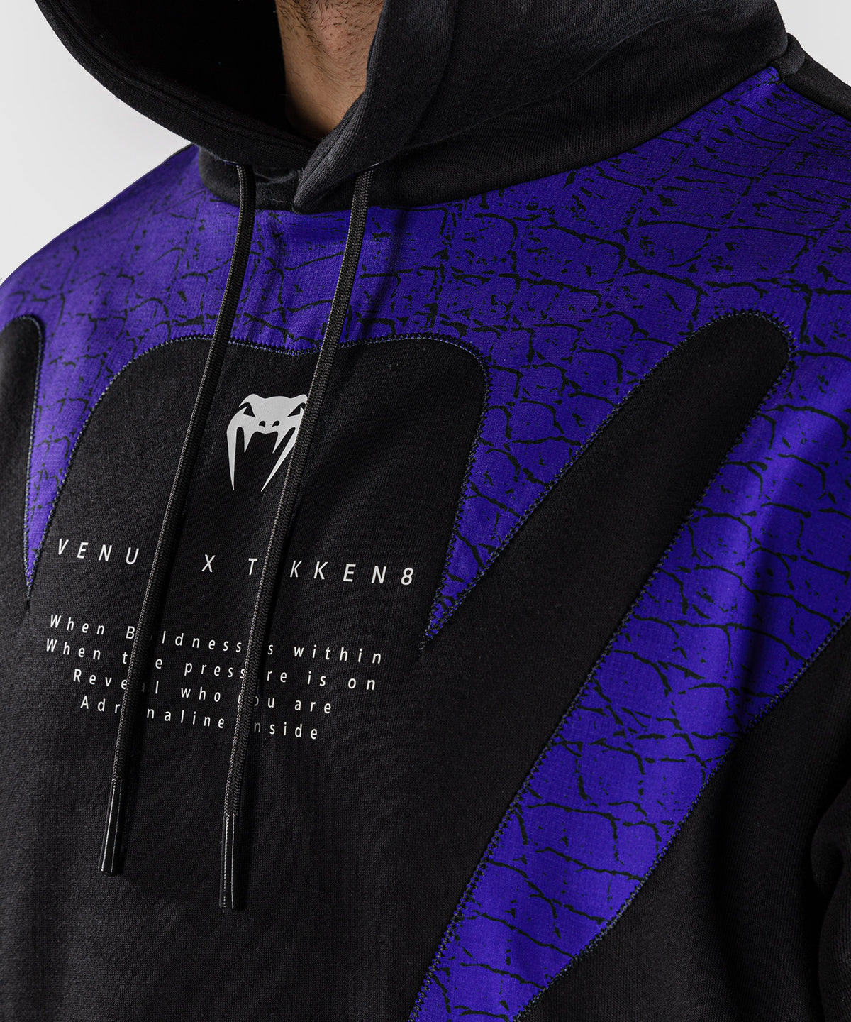 Venum x TEKKEN 8 Sudadera con Capucha Kazuya - Negro/Morado