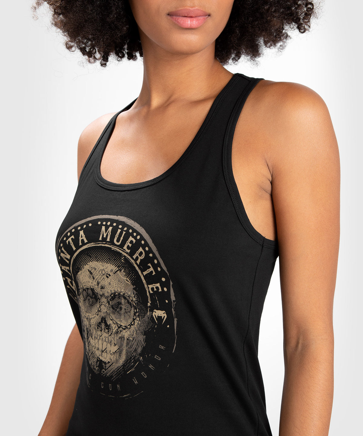 Débardeur Santa Muerte Dark Side Femme Venum - Noir/Marron