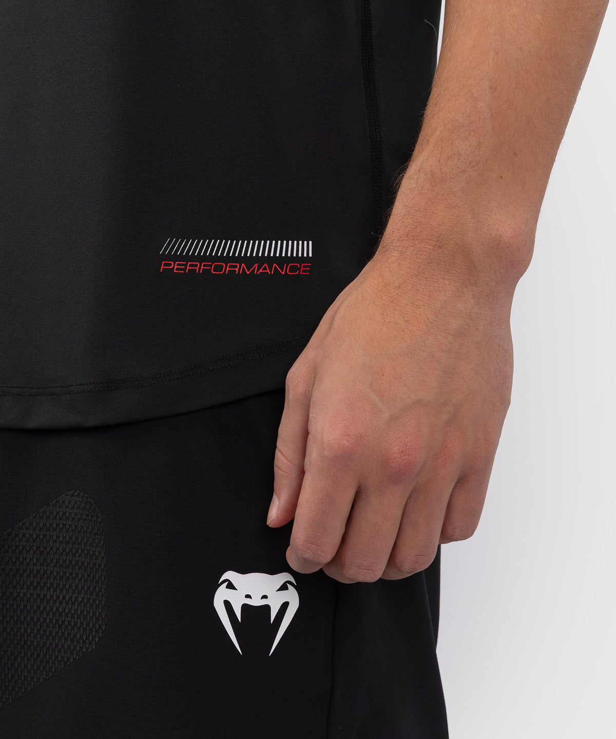 Venum Tactical XT Camiseta Dry Tech Hombre - Negra/Roja Fuego