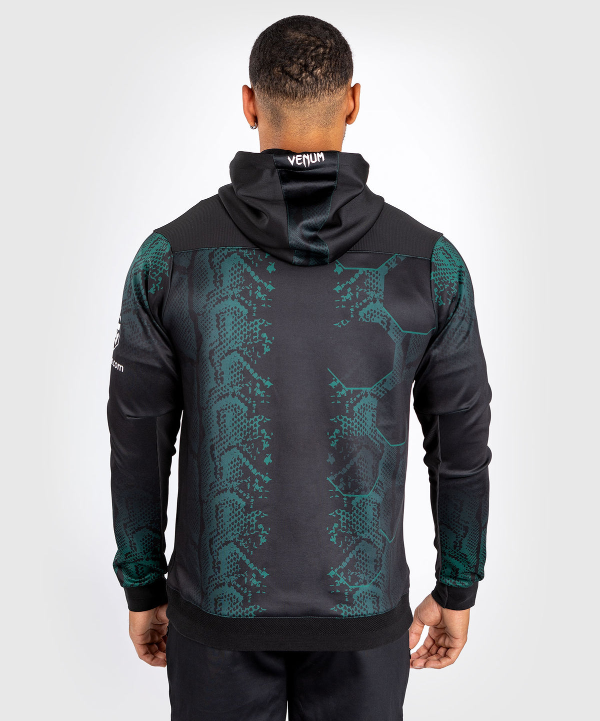 UFC Adrenaline by Venum Authentic Fight Night Felpa con cappuccio per Uomo - Emerald Edition - Verde/Nero 