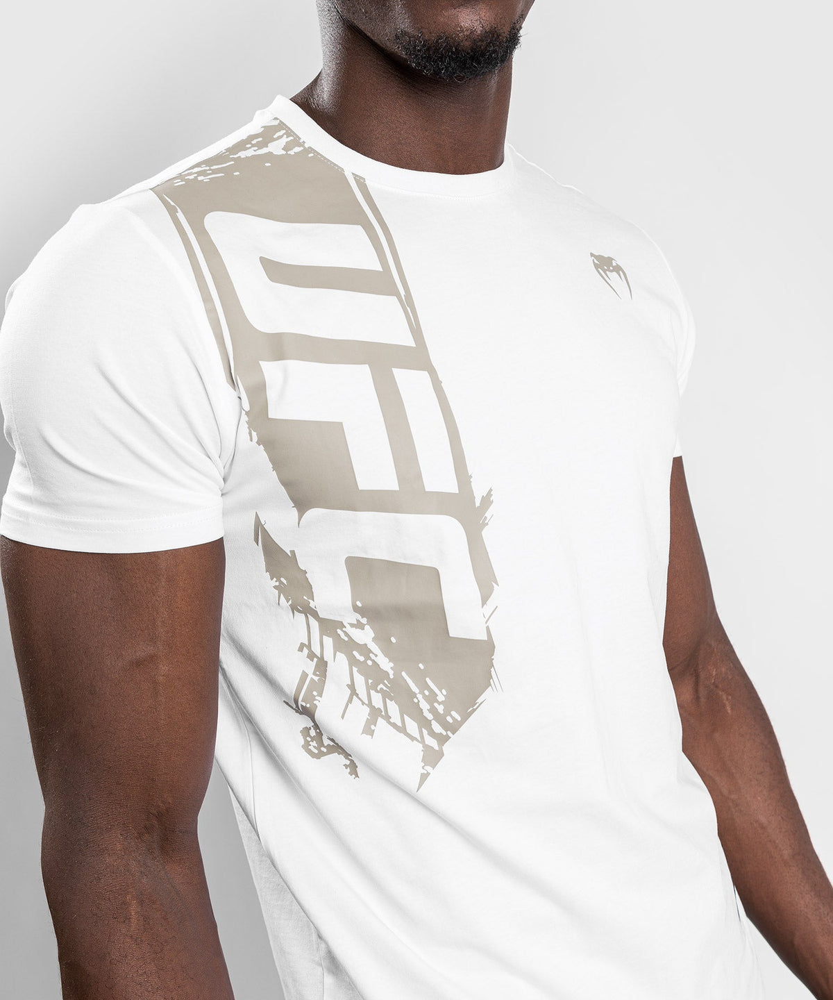 T-Shirt UFC Venum Authentic Fight Week 2.0 - Maches Courtes - Blanc/Sable