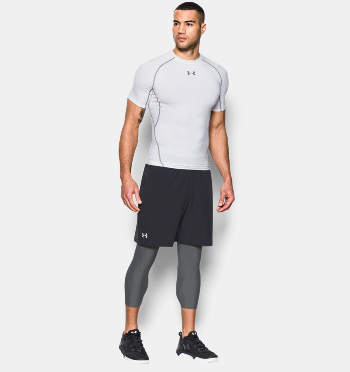 Legging Under Armour HeatGear® pour homme - Gris/Noir