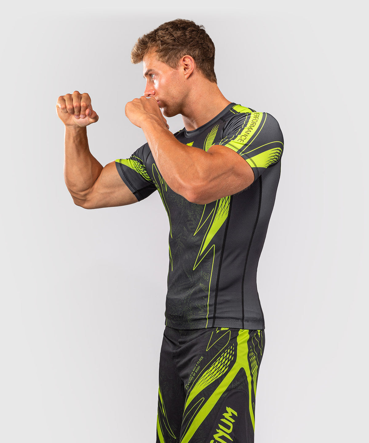 Venum Amazonia Reborn Maglia a compressione a maniche corte - Nero/Verde