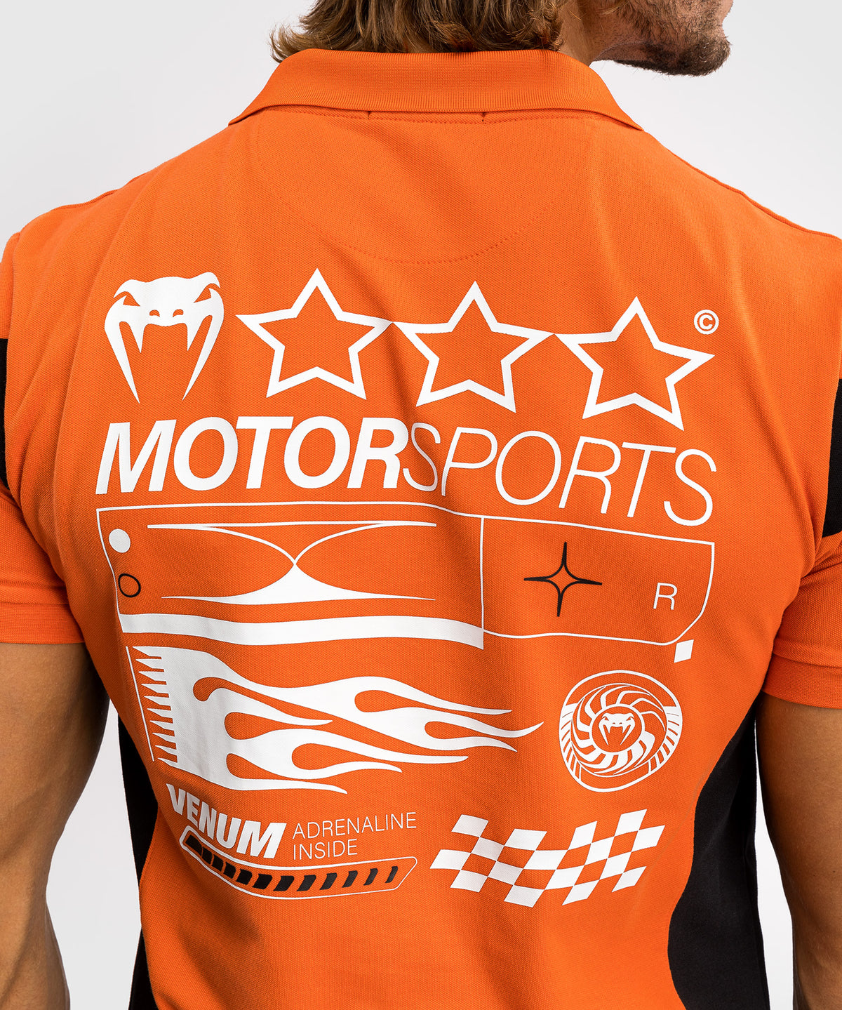 Venum Motorsport Polo de Algodón - Mandarina