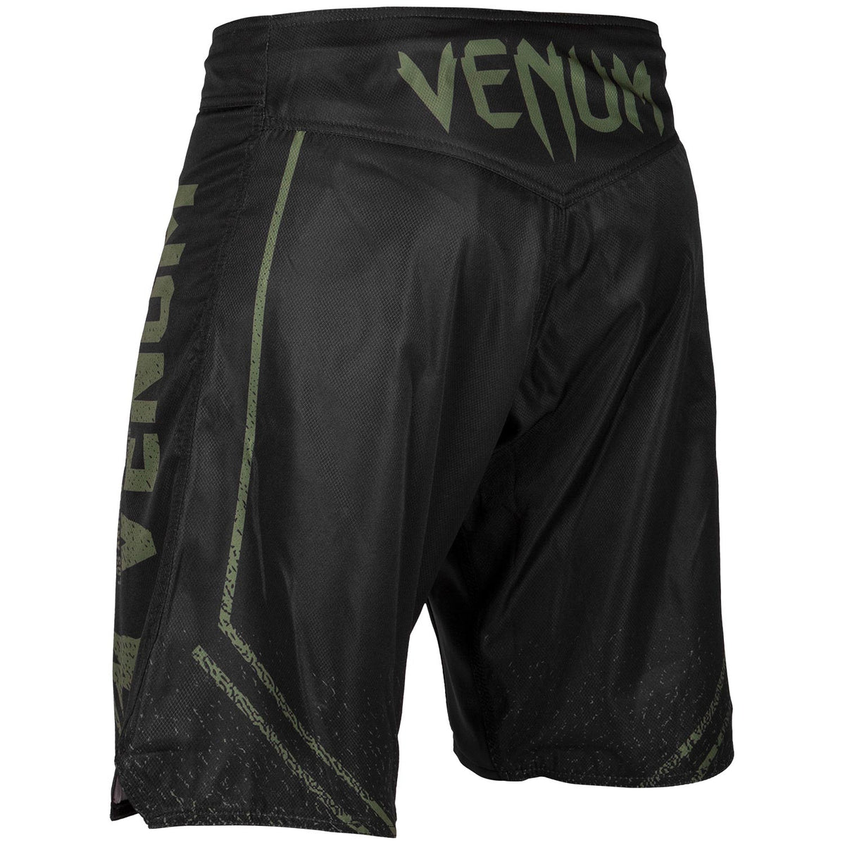 Venum Signature Kampfshort - Schwarz/Khaki