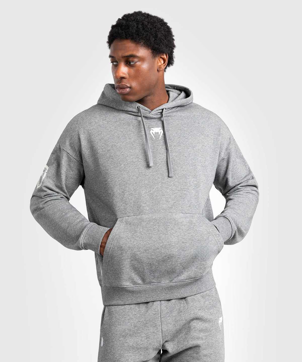 Venum Vortex XL Lite Sudadera Con Capucha para Hombre - Gris Jaspeado Claro