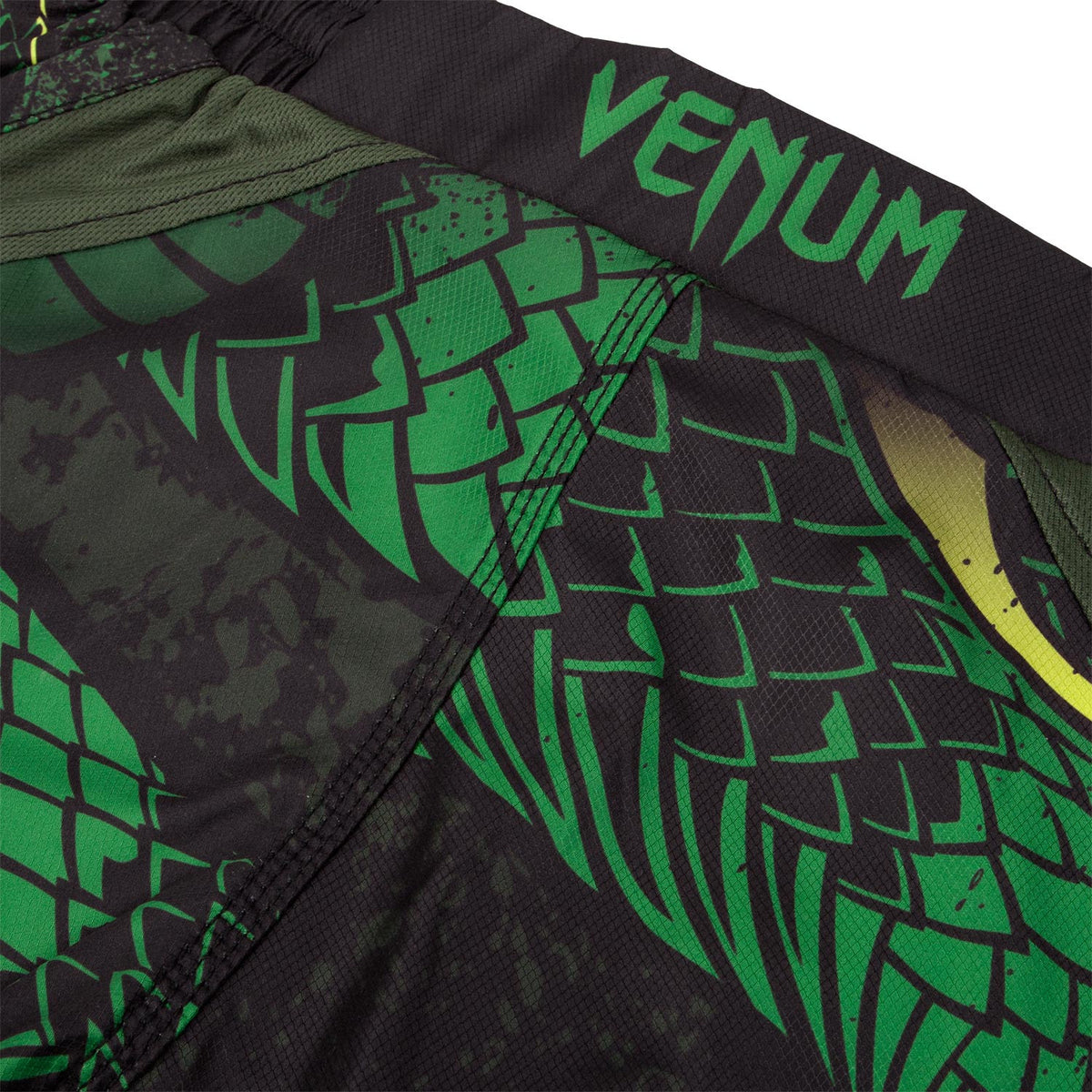 Pantaloncini da combattimento Venum Green Viper - Neri/Verdi
