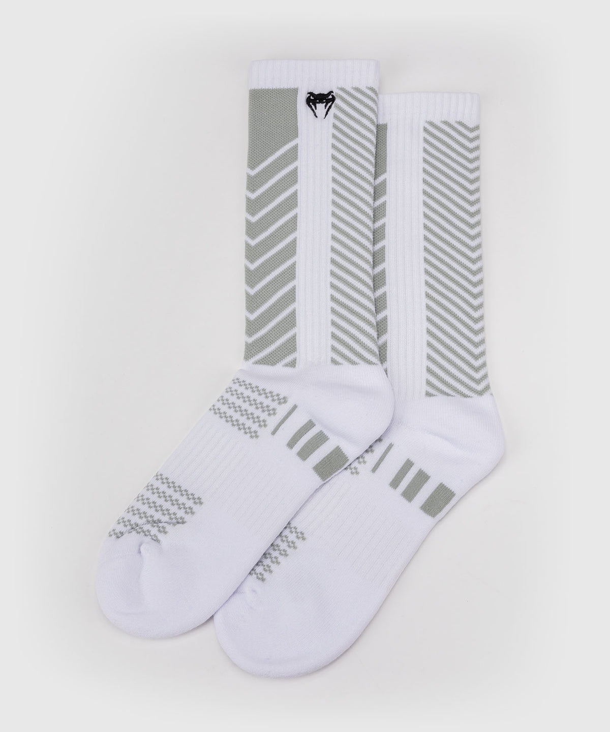 Venum Vector Calze Sopra il Polpaccio - Bianco/Grigio
