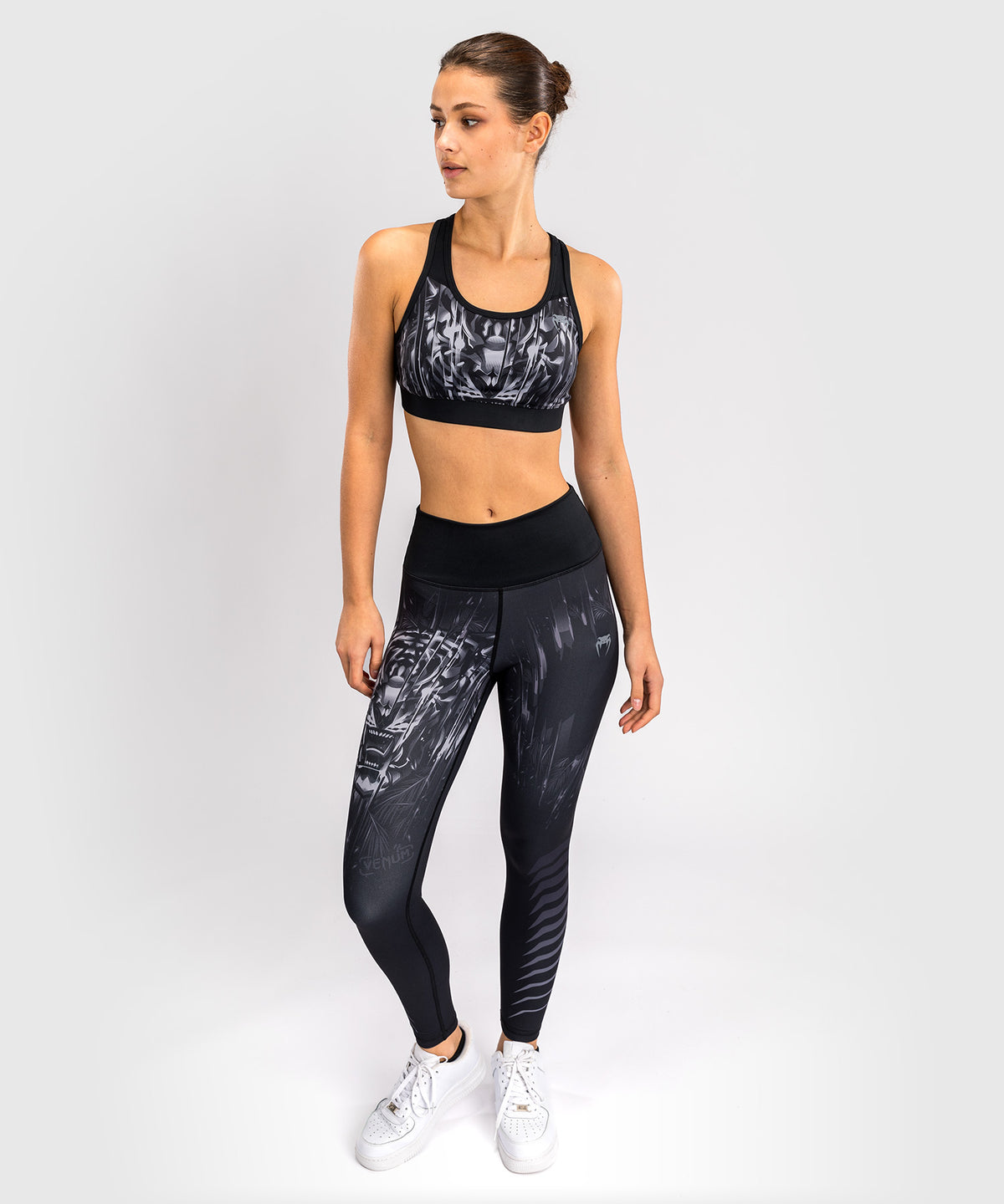 Venum Tiger Sujetador deportivo para Mujer - Negro/Plata