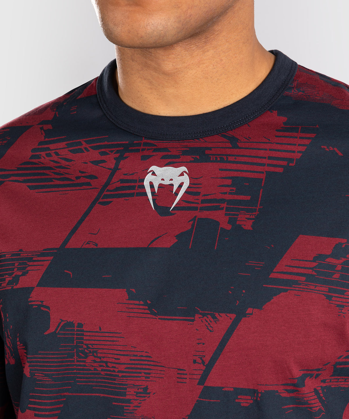UFC Zenith by Venum Authentic Fight Week Camiseta de manga larga Hombre - Azul marino/Burdeos/Plateado