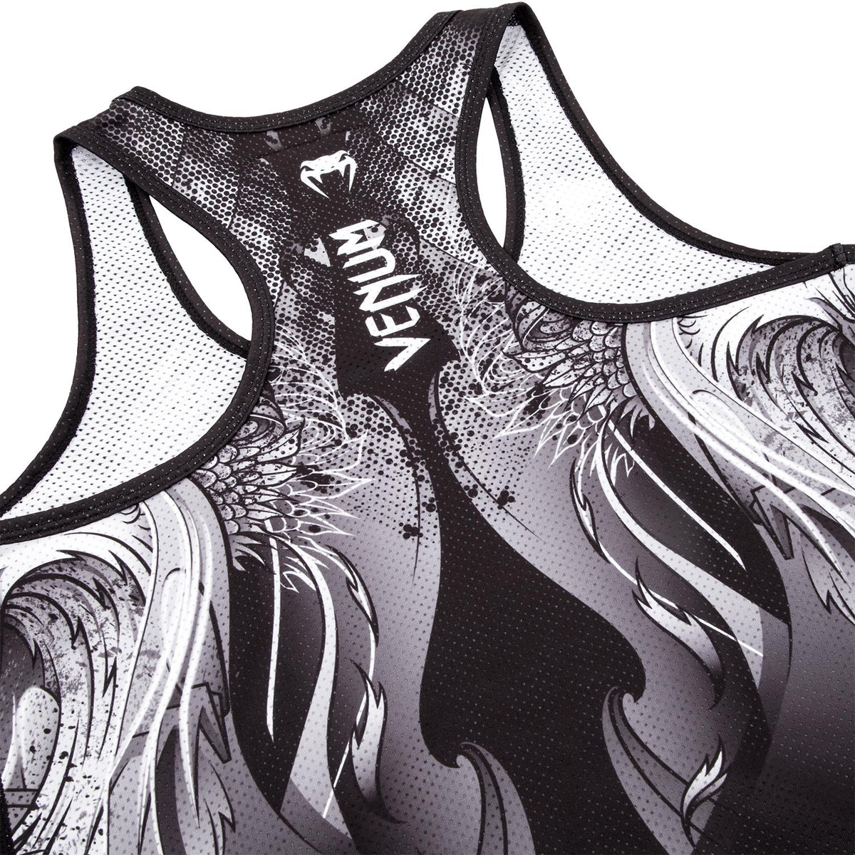 Camiseta sin Mangas Venum Phoenix - Negro/Blanco - Para Mujer