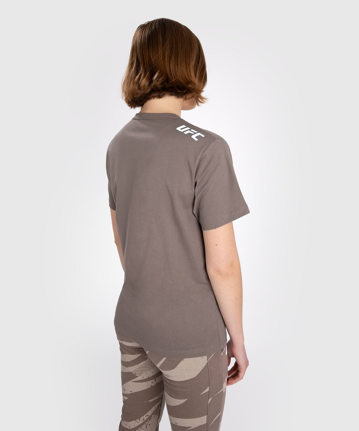 T-Shirt en Coton À Manches Courtes pour Femmes UFC Adrenaline by Venum Fight Week - Bronze