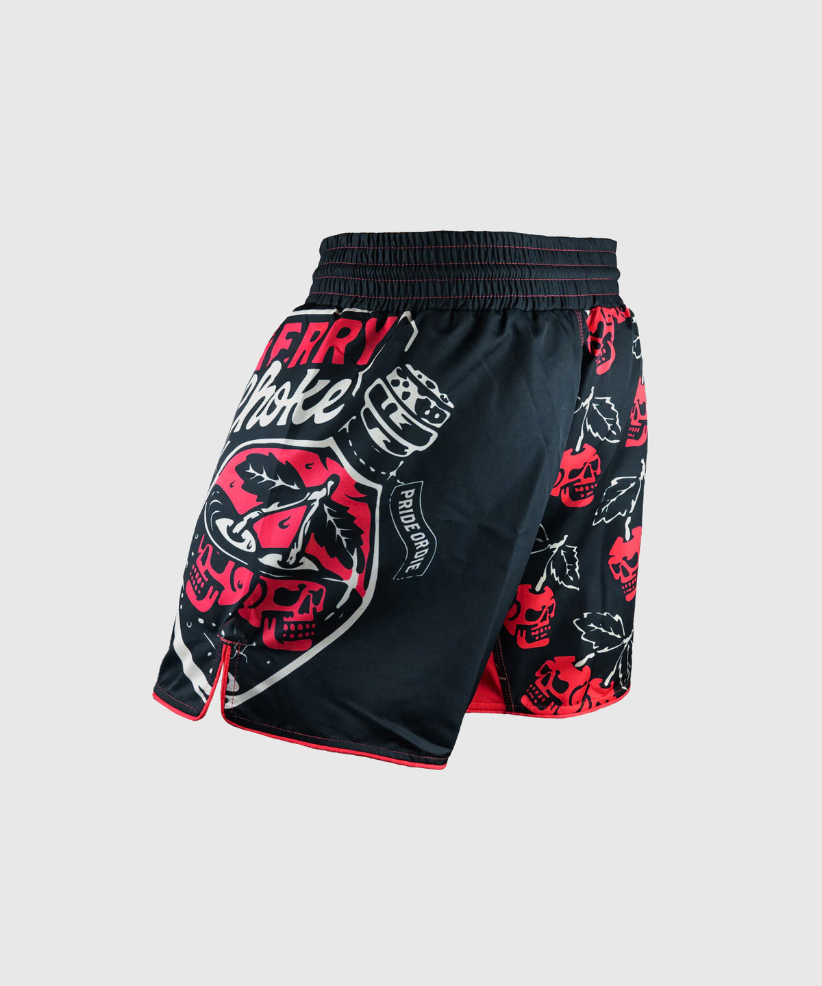 Pride Or Die Cherry Choke Fightshorts - Nero