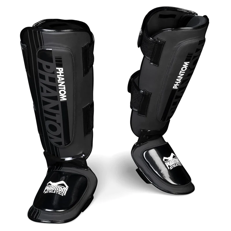 Phantom Athletics Apex Hybrid Espinilleras - Negro