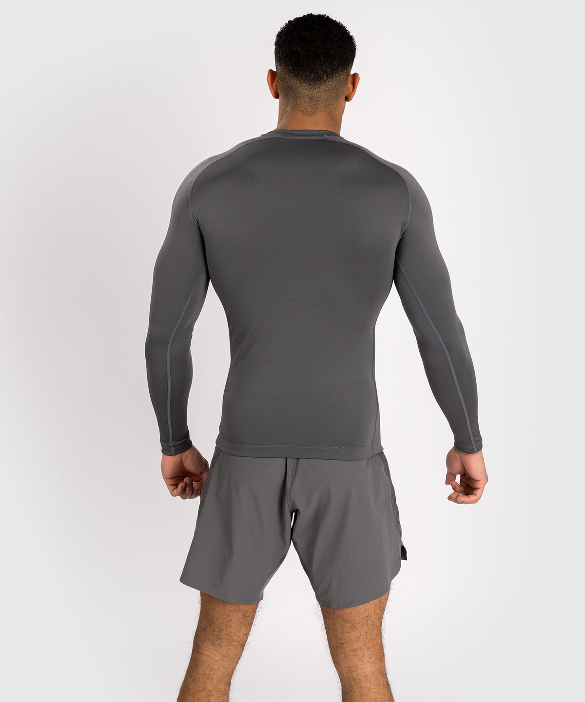 Rashguard à manches longues pour hommes Venum Contender - Gris