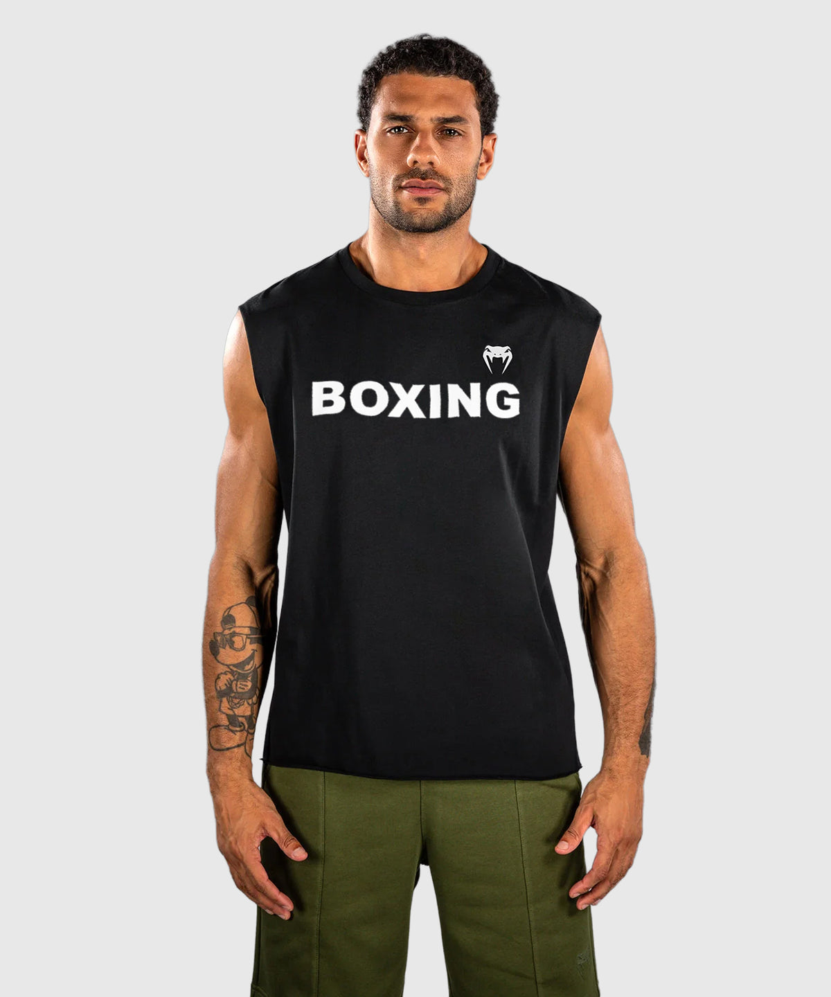 Venum Boxing VT Ärmelloses T‑Shirt – Schwarz