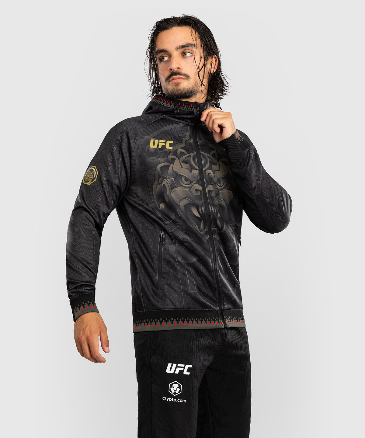 Men’s Noche UFC 2.0 By Venum Black Authentic Fight Night Walkout Hoodie
