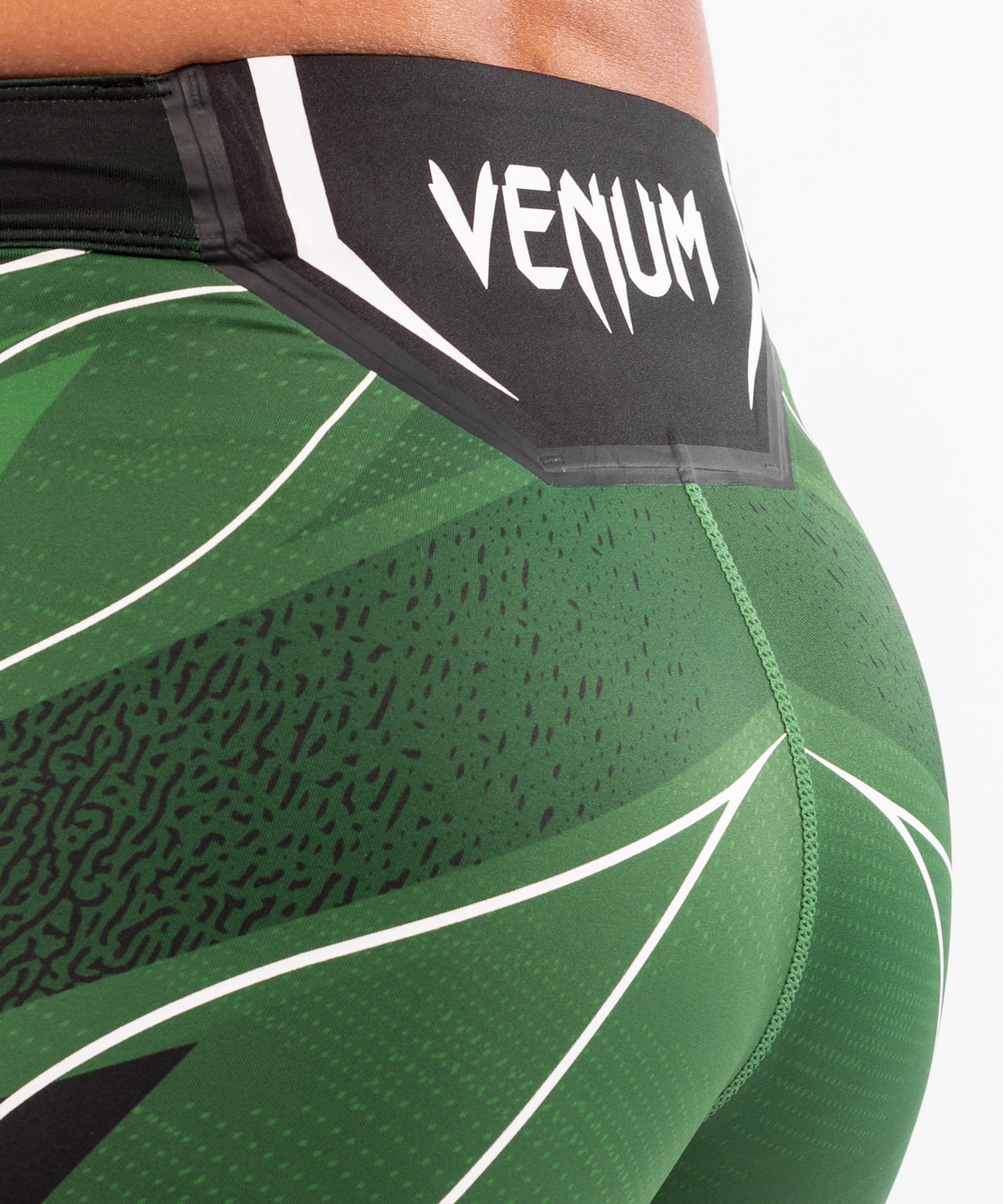 Short de compression pour Femmes UFC Venum Authentic Fight Night - Coupe Courte - Vert