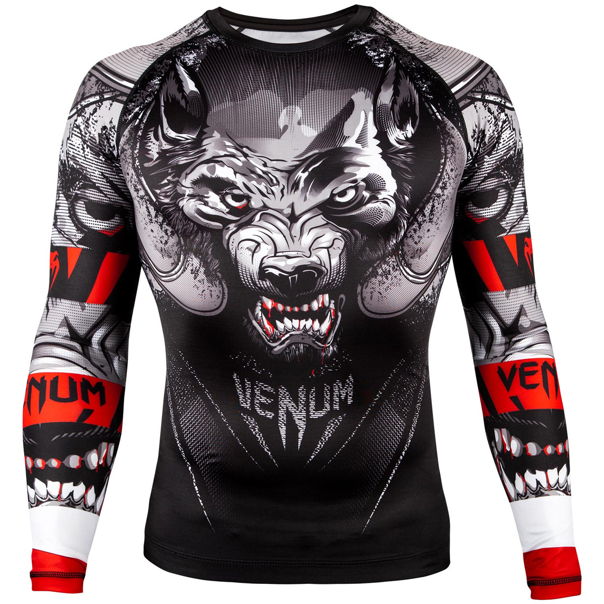Rashguard Venum Werewolf - Long Sleeve - Black/Grey
