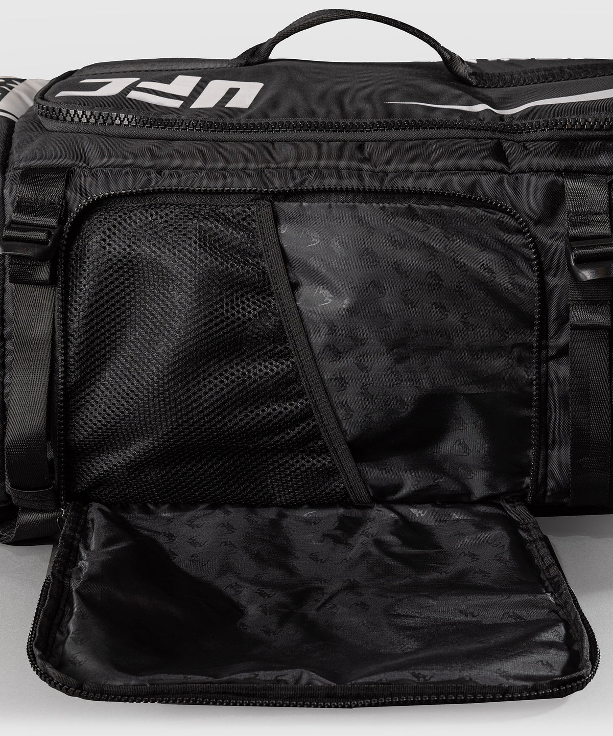 UFC Unity by Venum Authentic Fight Week Gear Bag – Black/White