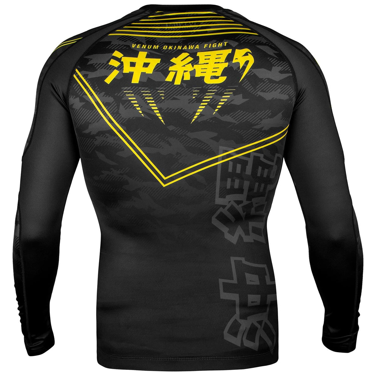 Rashguard Venum Okinawa 2.0 - Manches longues - Noir/Jaune