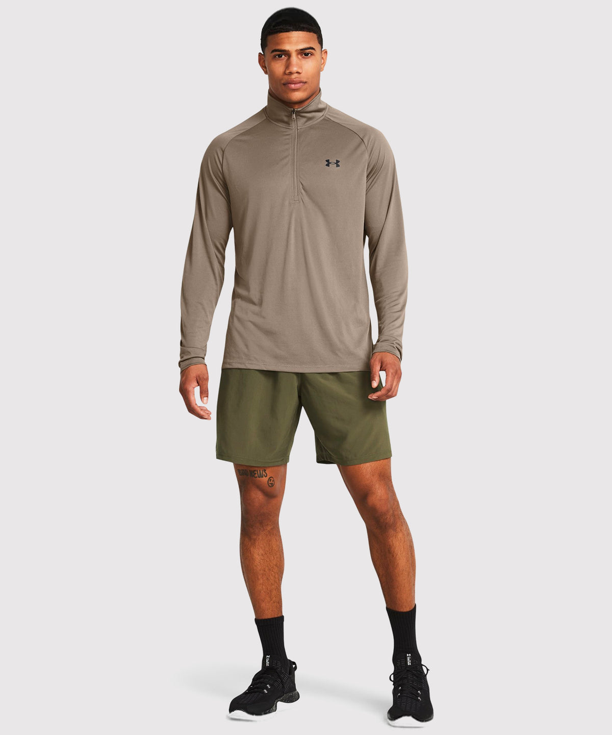 Short Under Armour Ua Woven Wordmark - Kaki