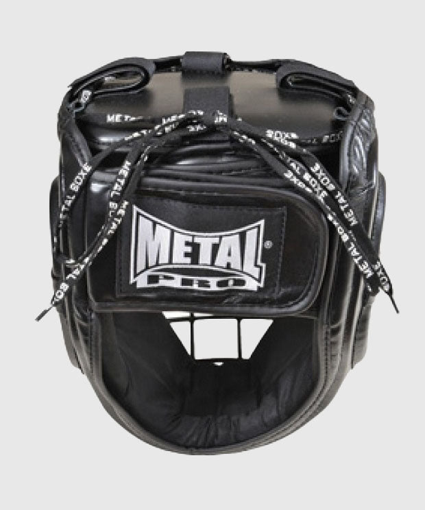 Metal Boxe Casco MMA con Griglia - Nero