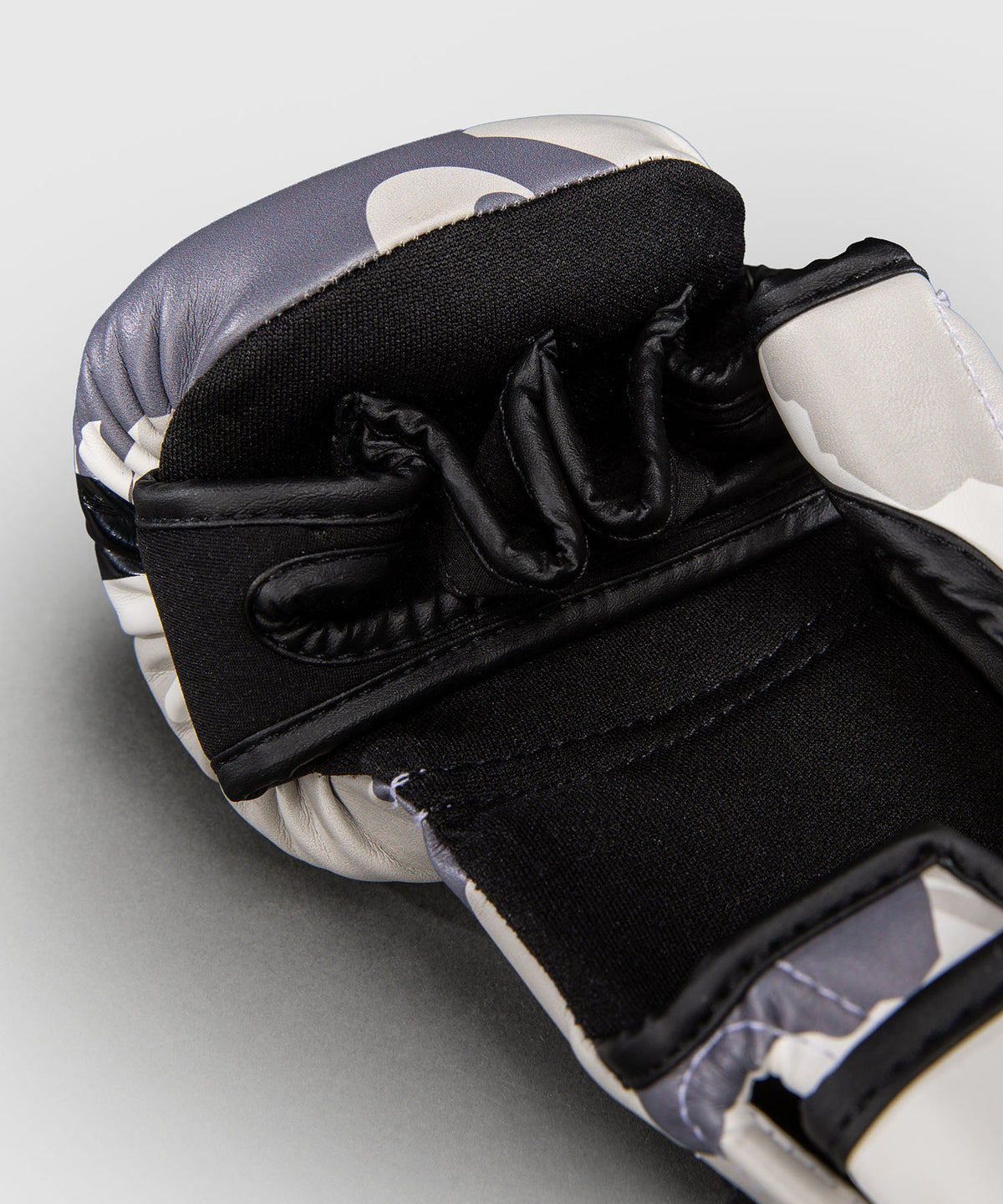 Gants de Sparring Venum Elite - Blanc/Gris Clair