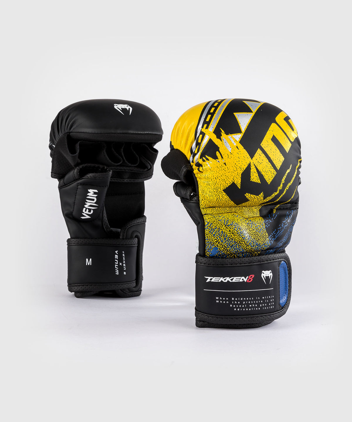 Venum x TEKKEN 8 King Sparring Gloves - Black/Yellow