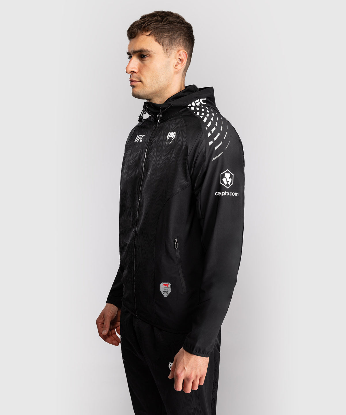 UFC Zenith by Venum Authentic Fight Night Felpa Walkout Uomo - Nero
