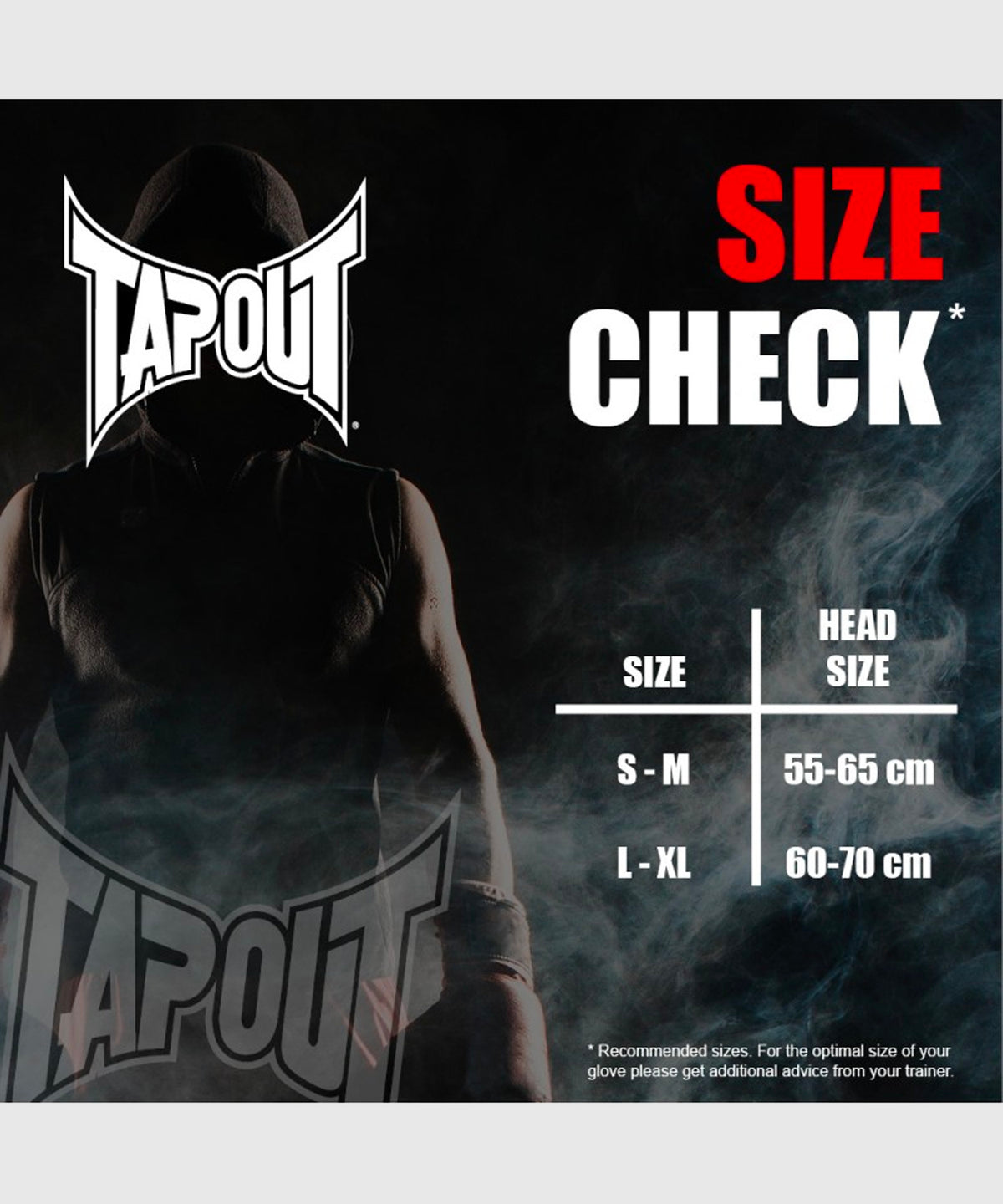Tapout Kopfschutz - Schwarz/Rot