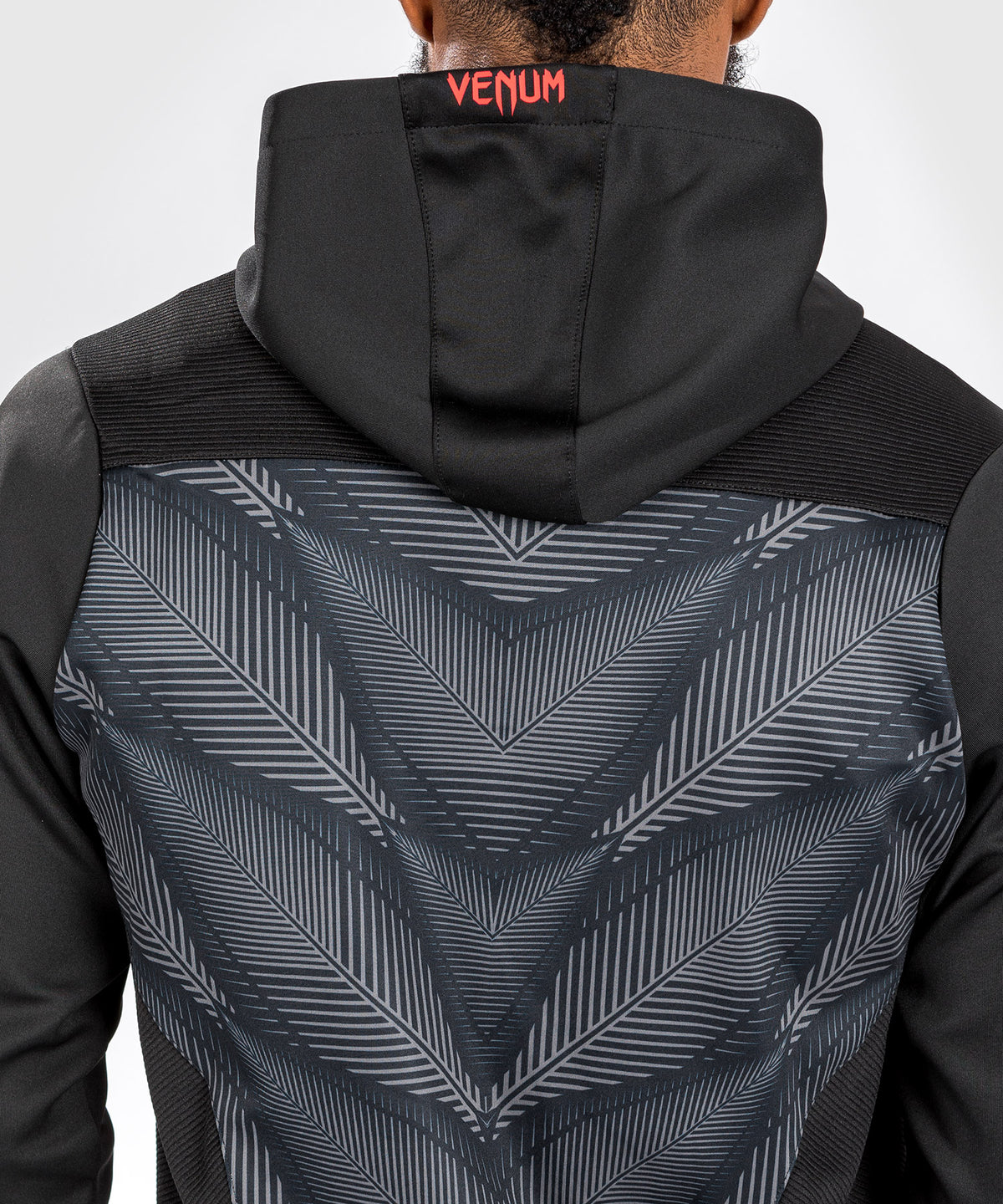 Felpa con cappuccio Venum Phantom - Nero/Rosso