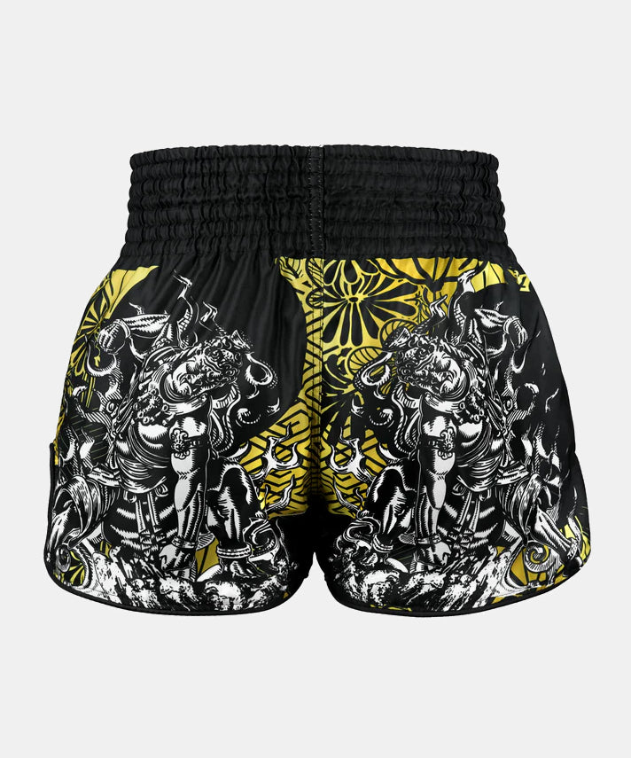 Tuff Payak Wrath Of The Ashura Pantaloncini da Muay Thai - Nero