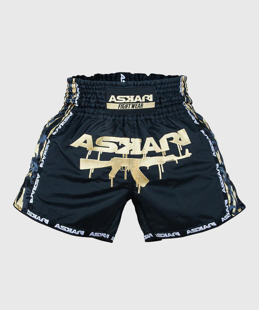Short de Muay Thai Askari Dahab - Noir/Or