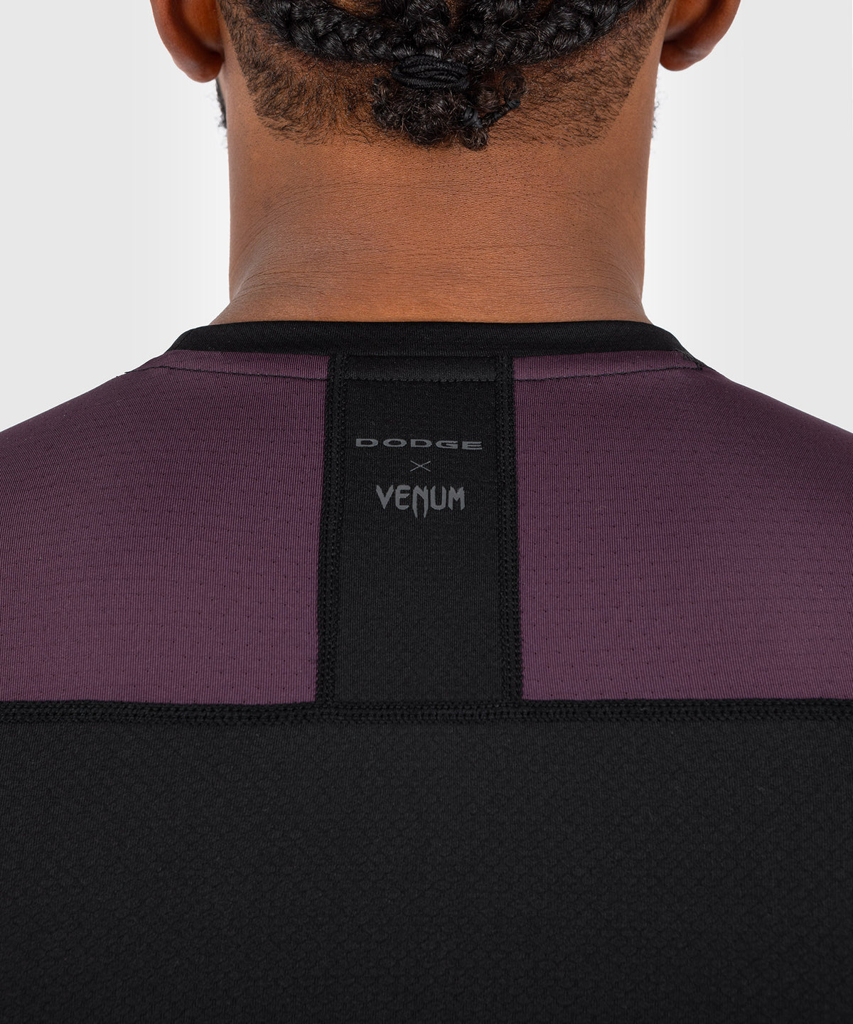 Rashguard à manches courtes pour hommes Venum x Dodge Banshee - Noir