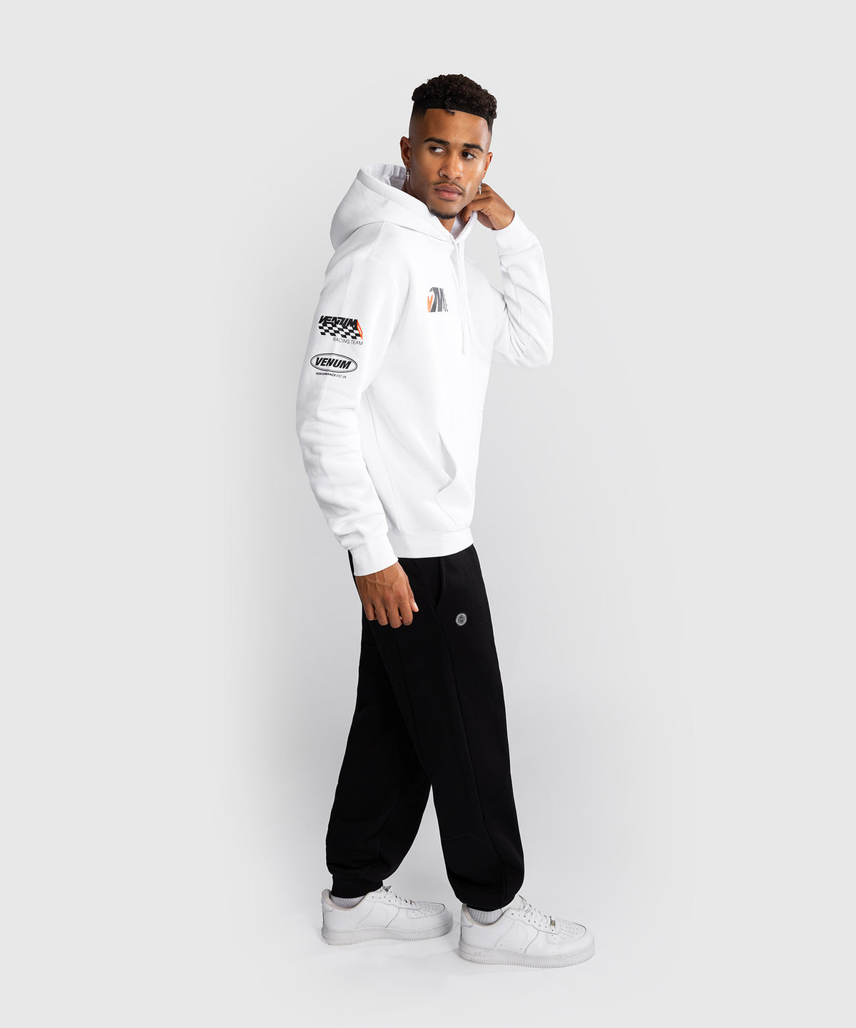 Venum Motorsport Hoodie - Schneeweiß