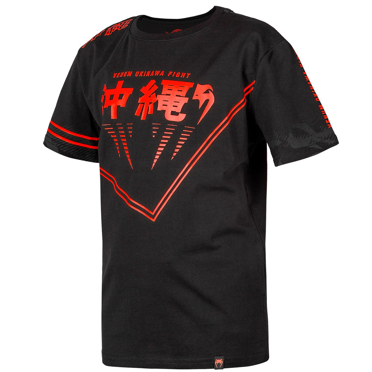 Venum Okinawa 2.0 Kids Kinder T-Shirt - Schwarz/Rot