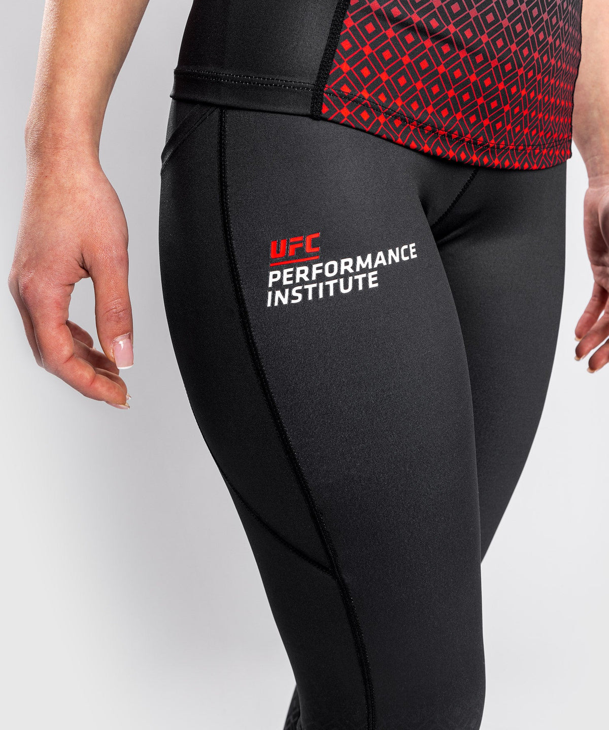 Venum Performance Institute UFC Legging - Schwarz/Rot