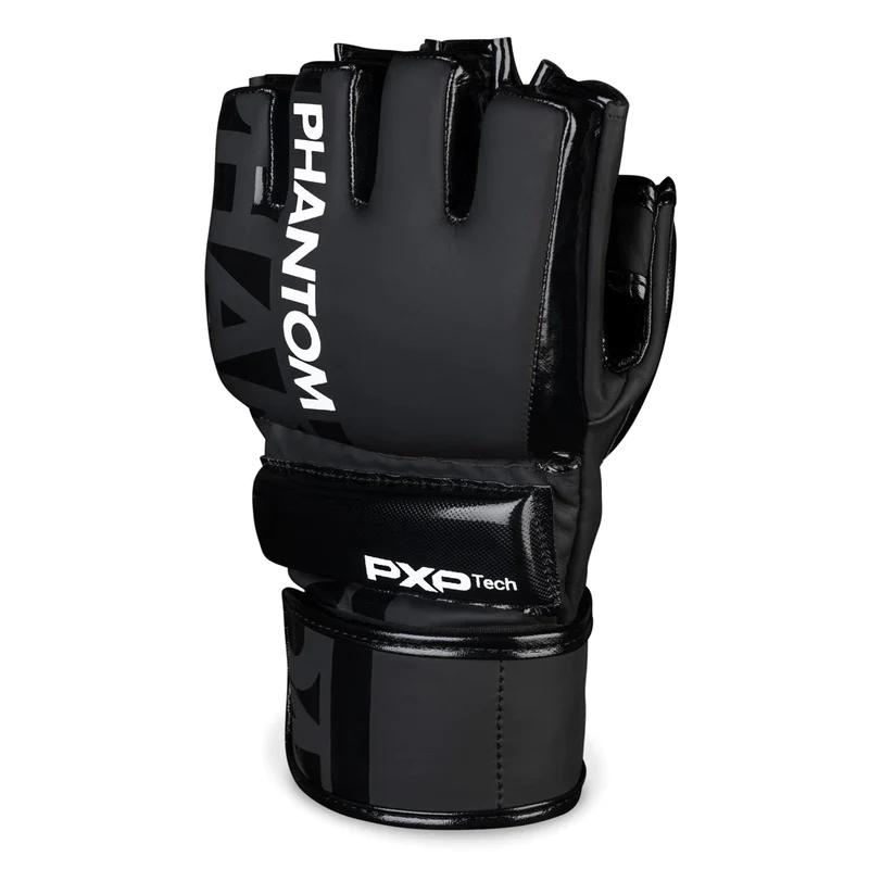 Phantom Athletics Apex Hybrid Guantes de MMA - Negro
