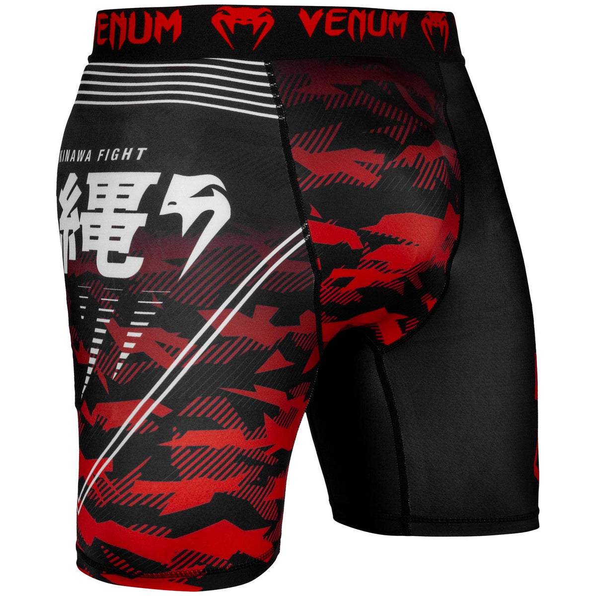 Venum Okinawa 2.0 Kompressionsshort - Schwarz/Weiß-Rot