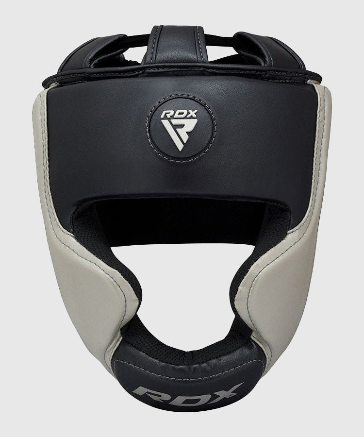 RDX Sports Aura T-17 Headgear - Black/White/Gold