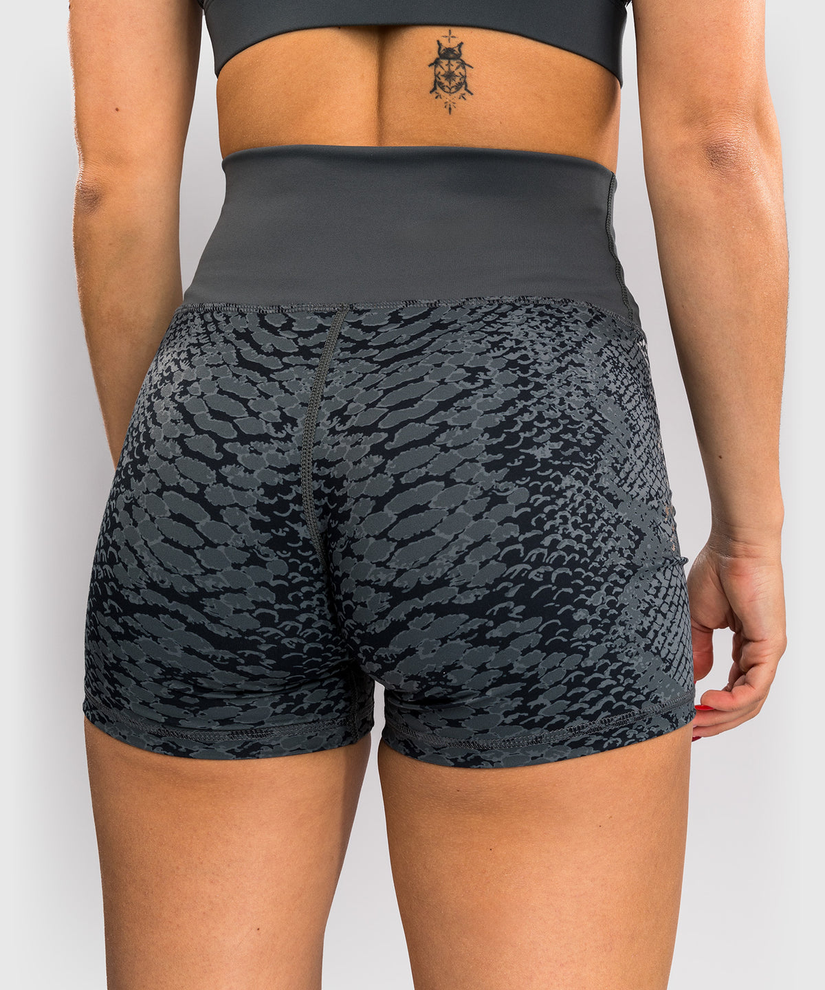 Venum Amazonia Pantalones Cortos de Compresión para Mujer - Gris Oscuro