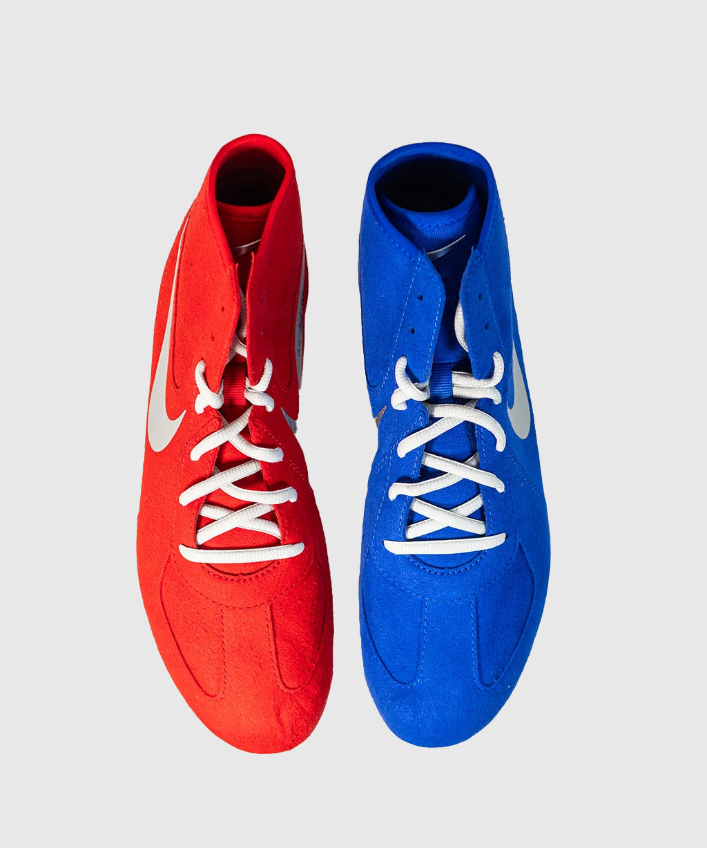 Chaussures de lutte Nike Footsweep 2 - Rouge/Bleu/Blanc
