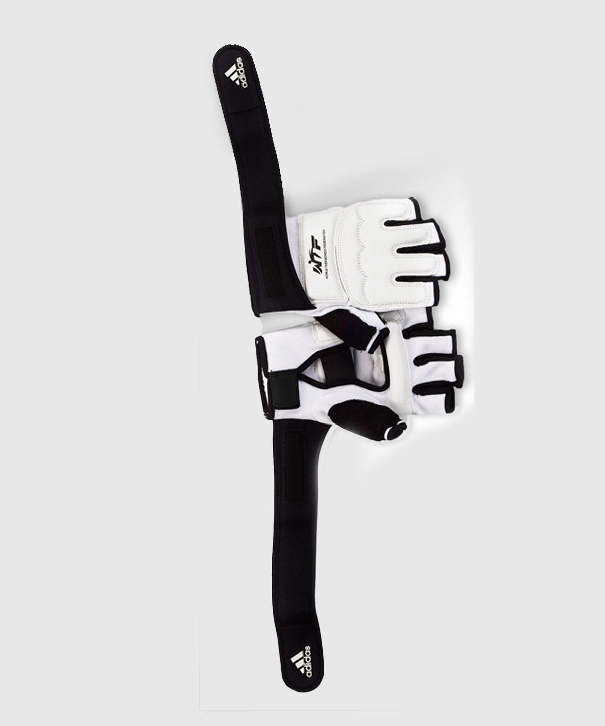 Adidas Guanti da Taekwondo Allenamento e Competizione - Bianco/Nero